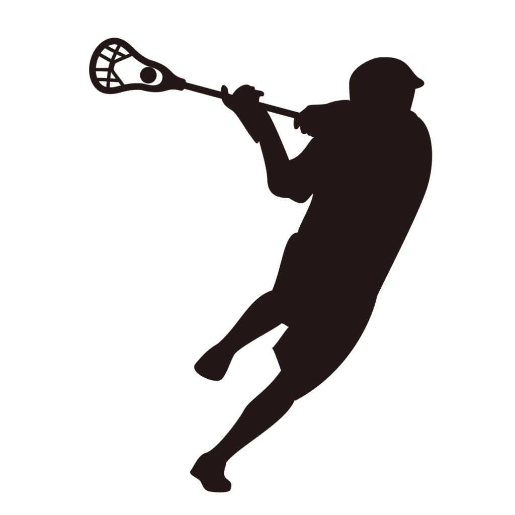 ラクロスのイラスト