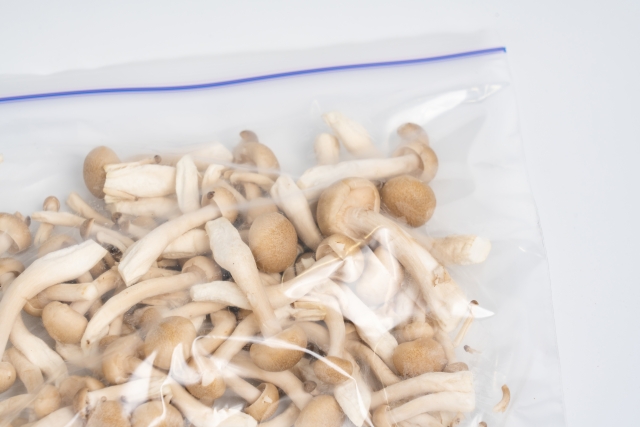しめじを冷凍保存