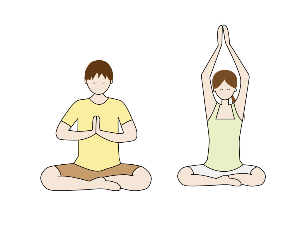 ヨガのイラスト