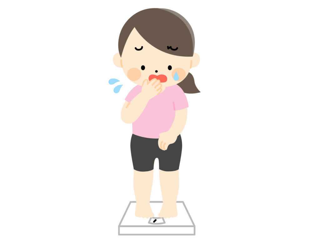 体重が増えた女性 体重が増えた女性 太った ダイエット