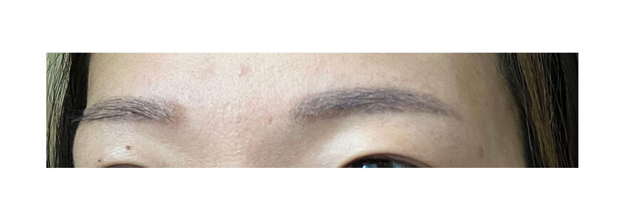 眉毛アートメイク経過