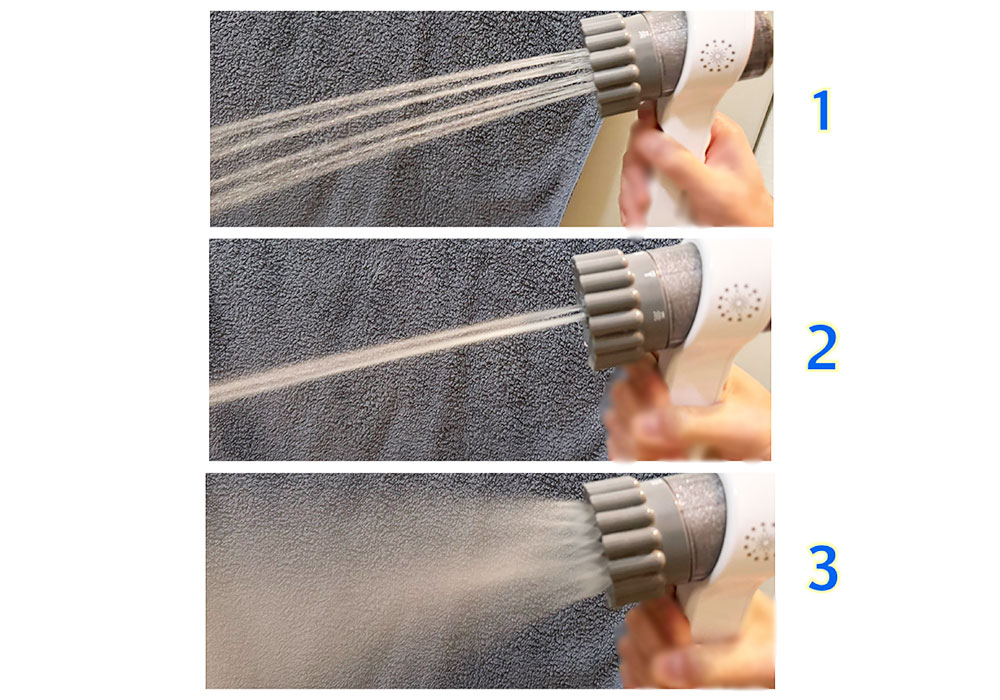 ミラブルZeroの水流