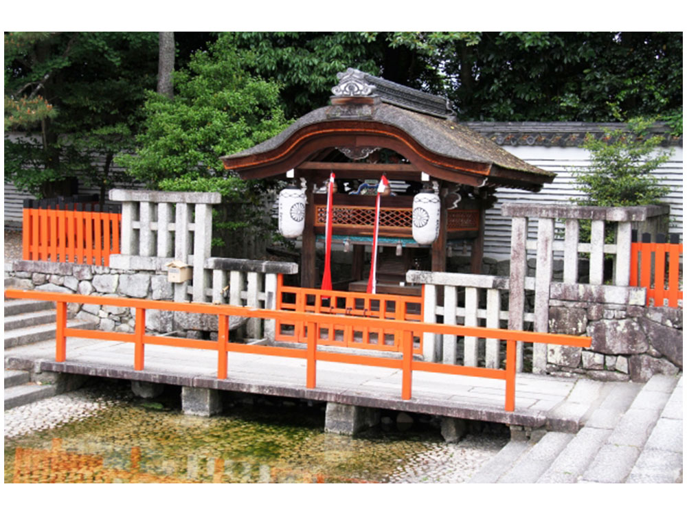 下鴨神社　御手洗社　みたらい池　水守りが売ってる場所